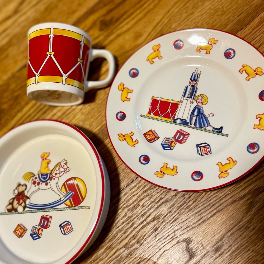 Tiffany & Co. bone china baby set - Tiffany toys pattern